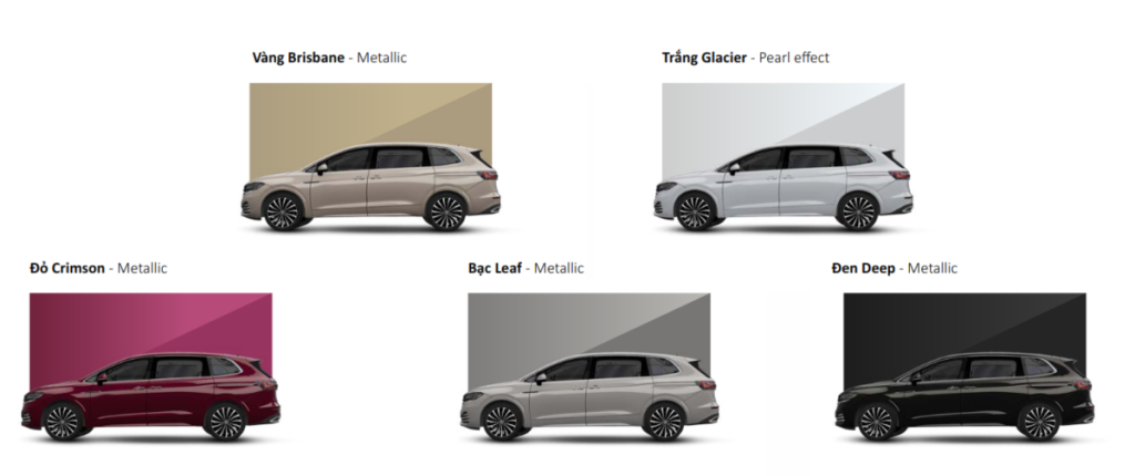 Bảng màu hiện đại của Viloran